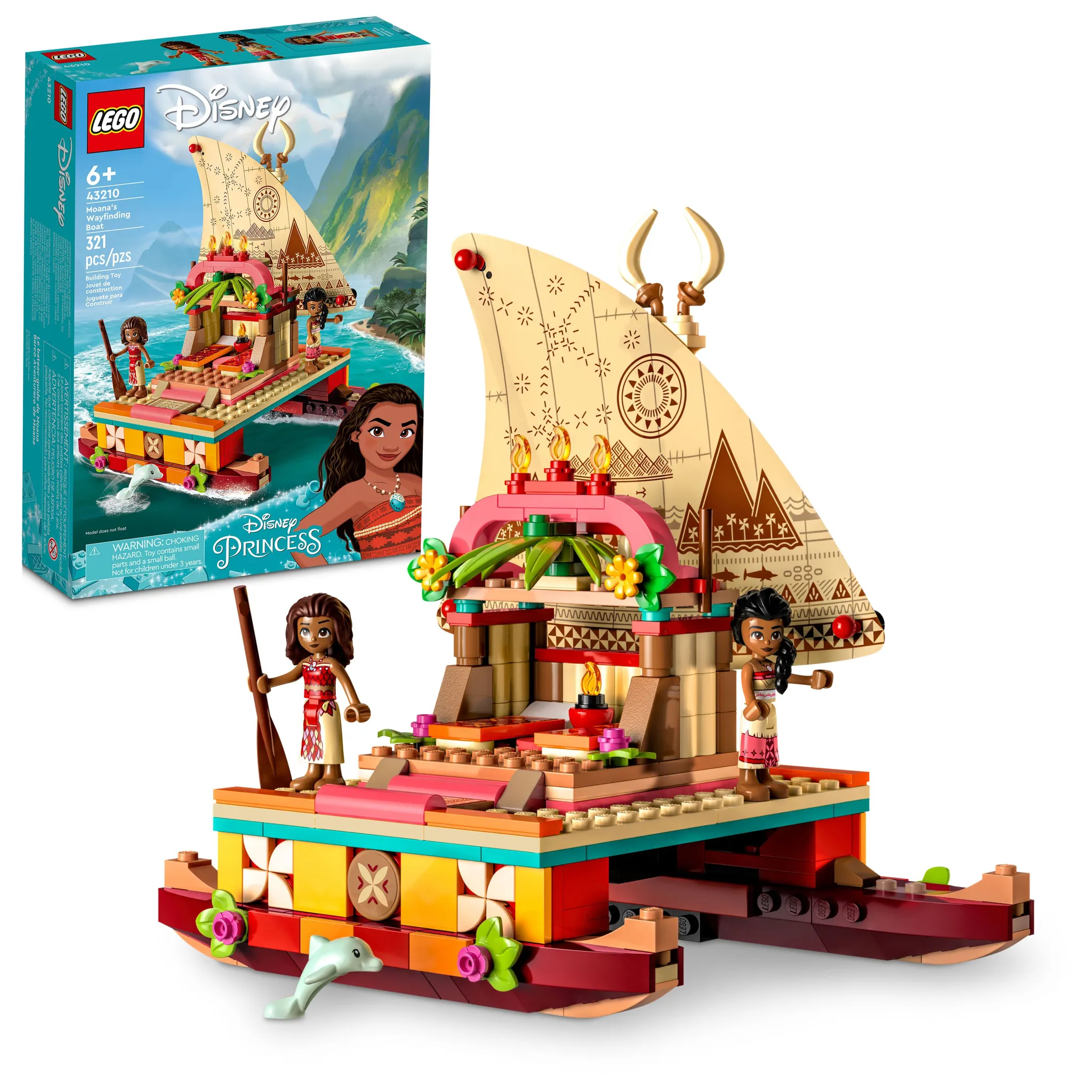 43210 Moana's Wayfinding Boat