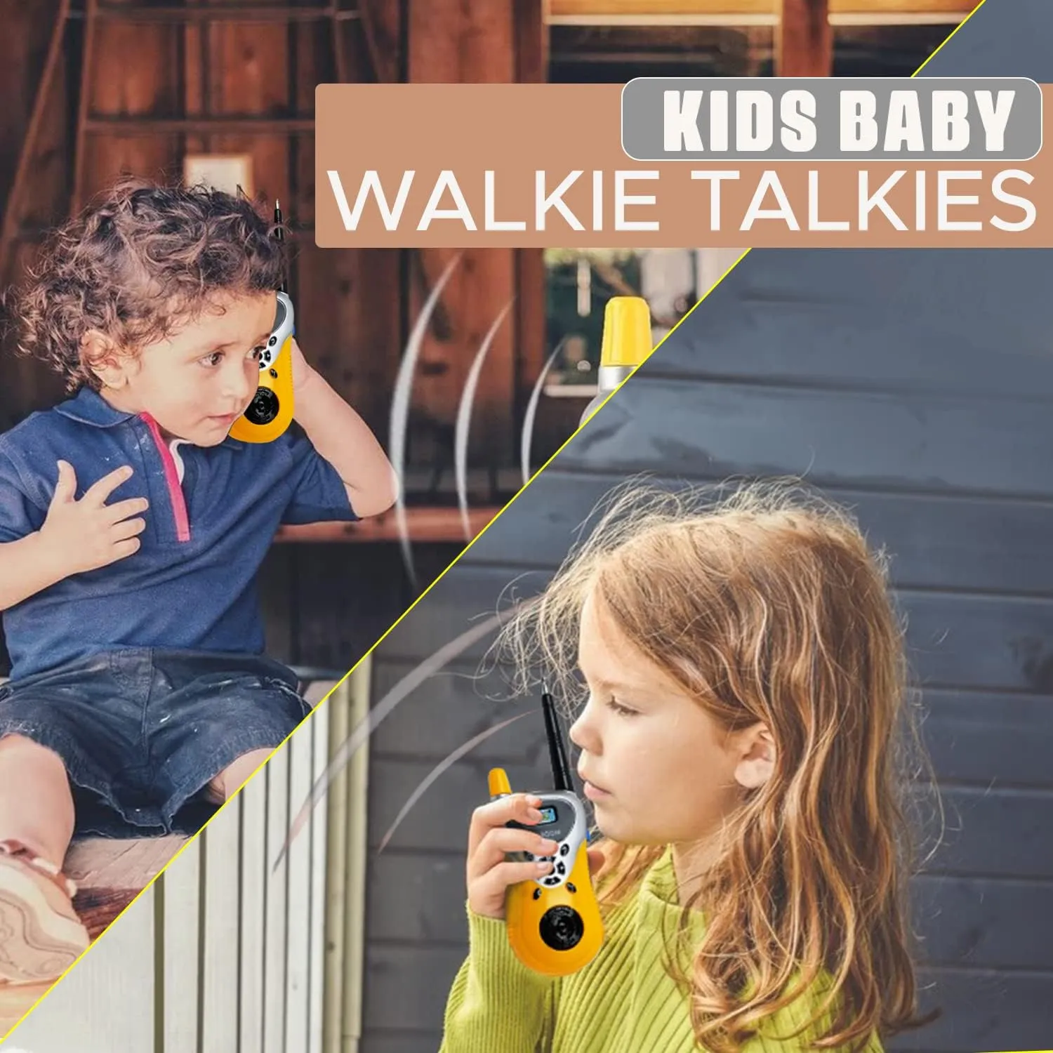 4481 Walkie Talkie Toys for Kids 2 Way Radio Toy for 3-12 Year Old Boys Girls, Up to 80 Meter Outdoor Range