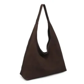 AMBER SUEDE HOBO BAG