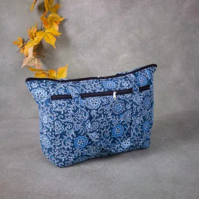 Baby Bag /Diaper bag/Hospital Bag Blue Color with white prints