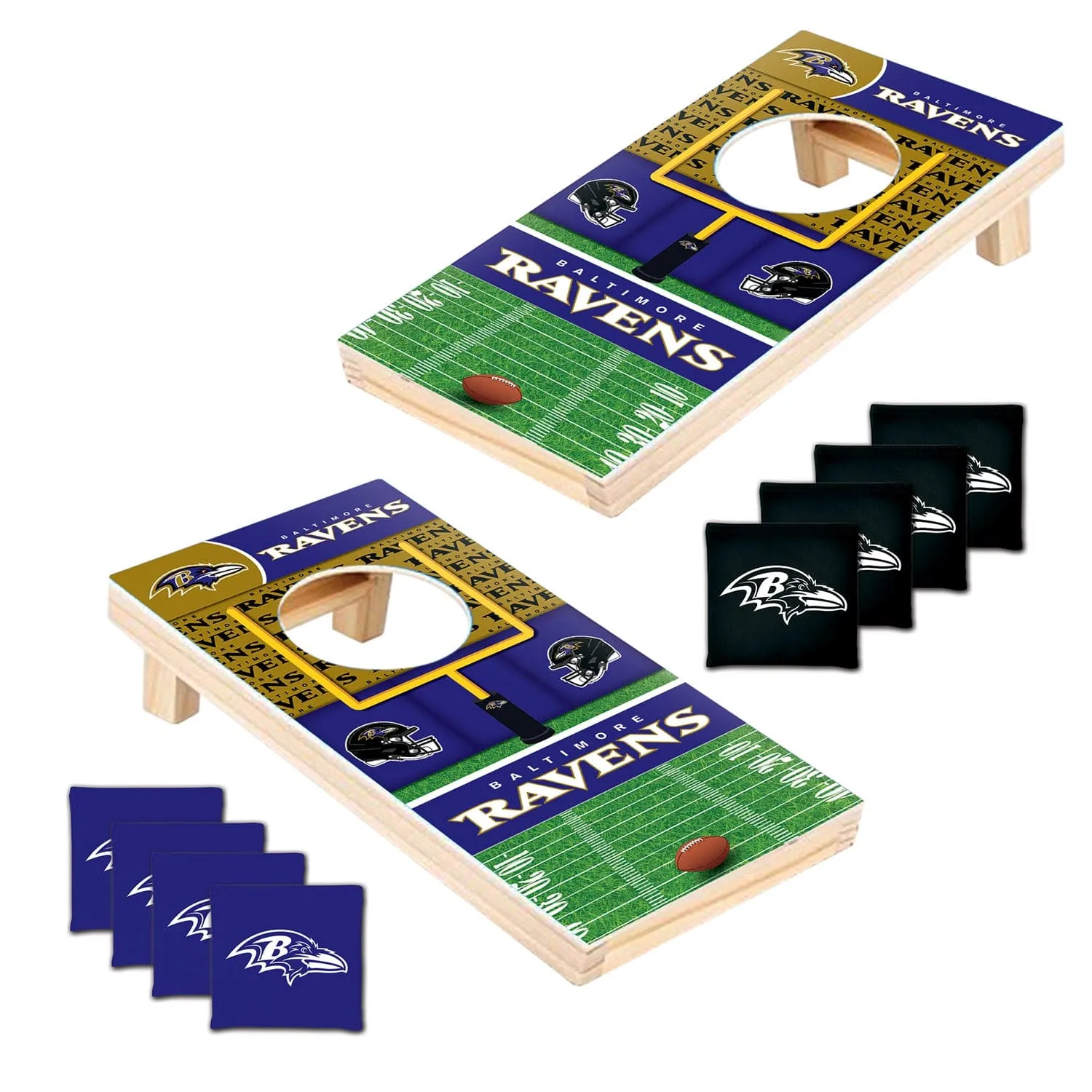 Baltimore Ravens - NFL Tabletop Cornhole