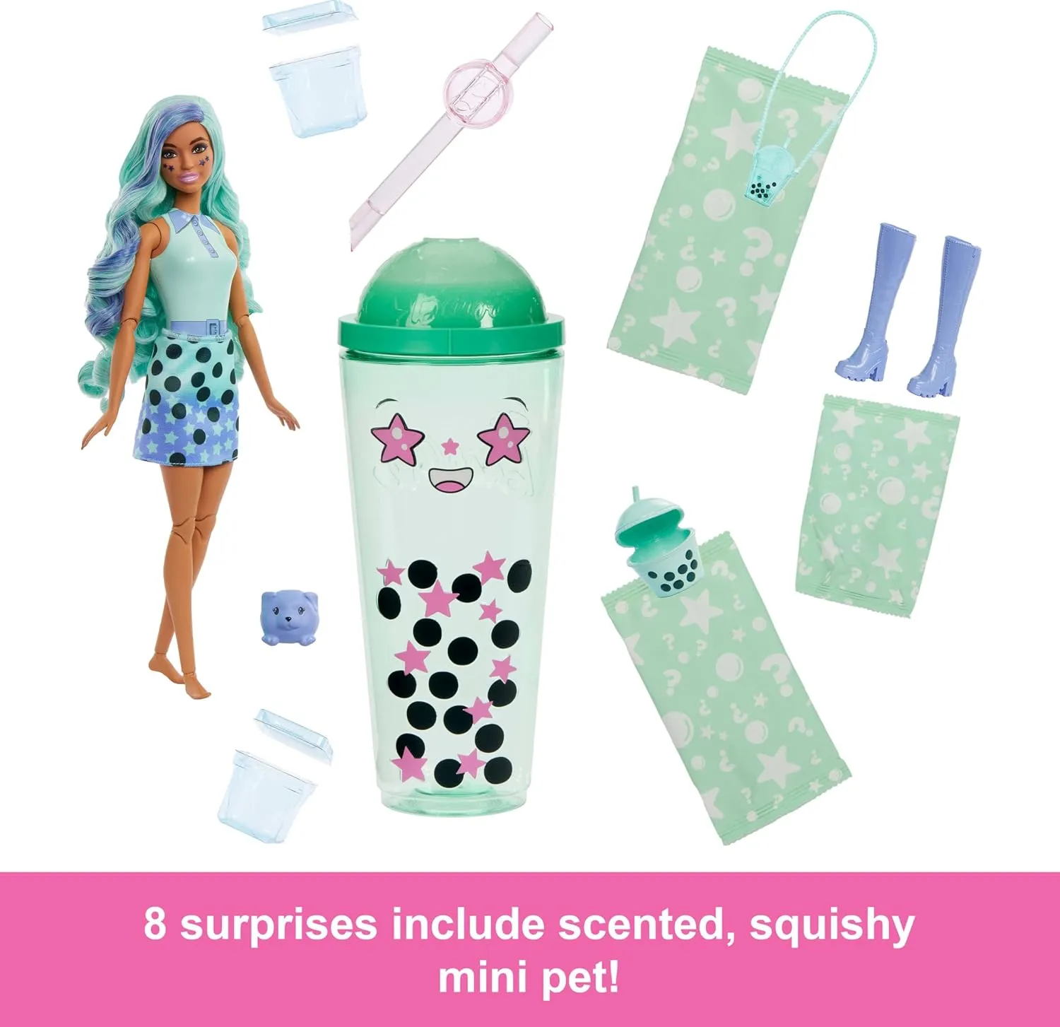 Barbie Pop Reveal Boba : Green Tea