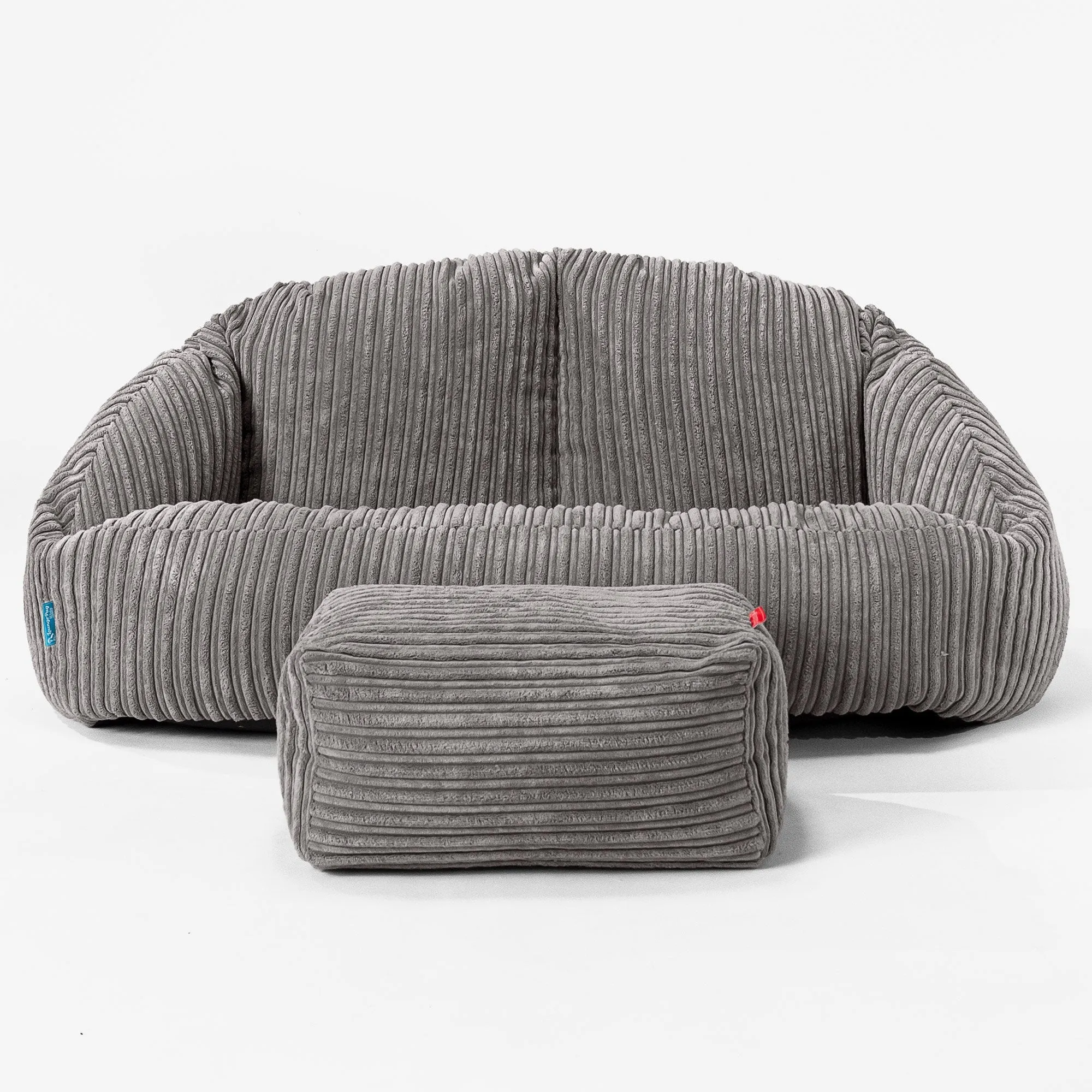 Bubble Kids Sofa Bean Bag 2-6 yr - Cord Graphite Grey