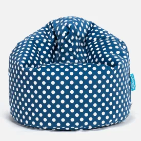 Children's Bean Bag 2-6 yr - Print Blue Spot