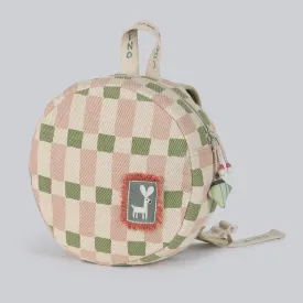 Cotton Denim Backpacks For Kids | Green & Pink