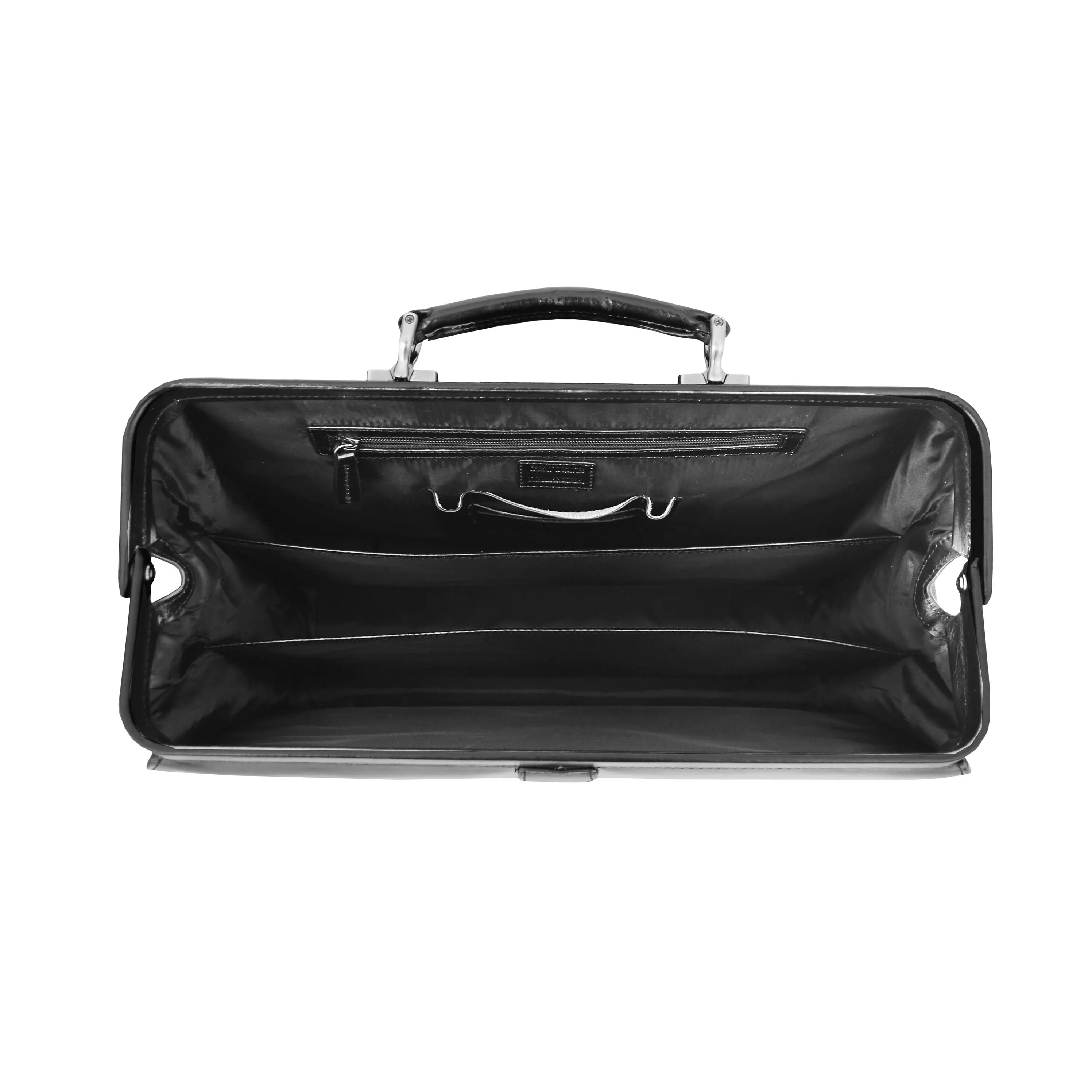 Exclusive Doctors Leather Bag Black Italian Briefcase Gladstone Bag Doc