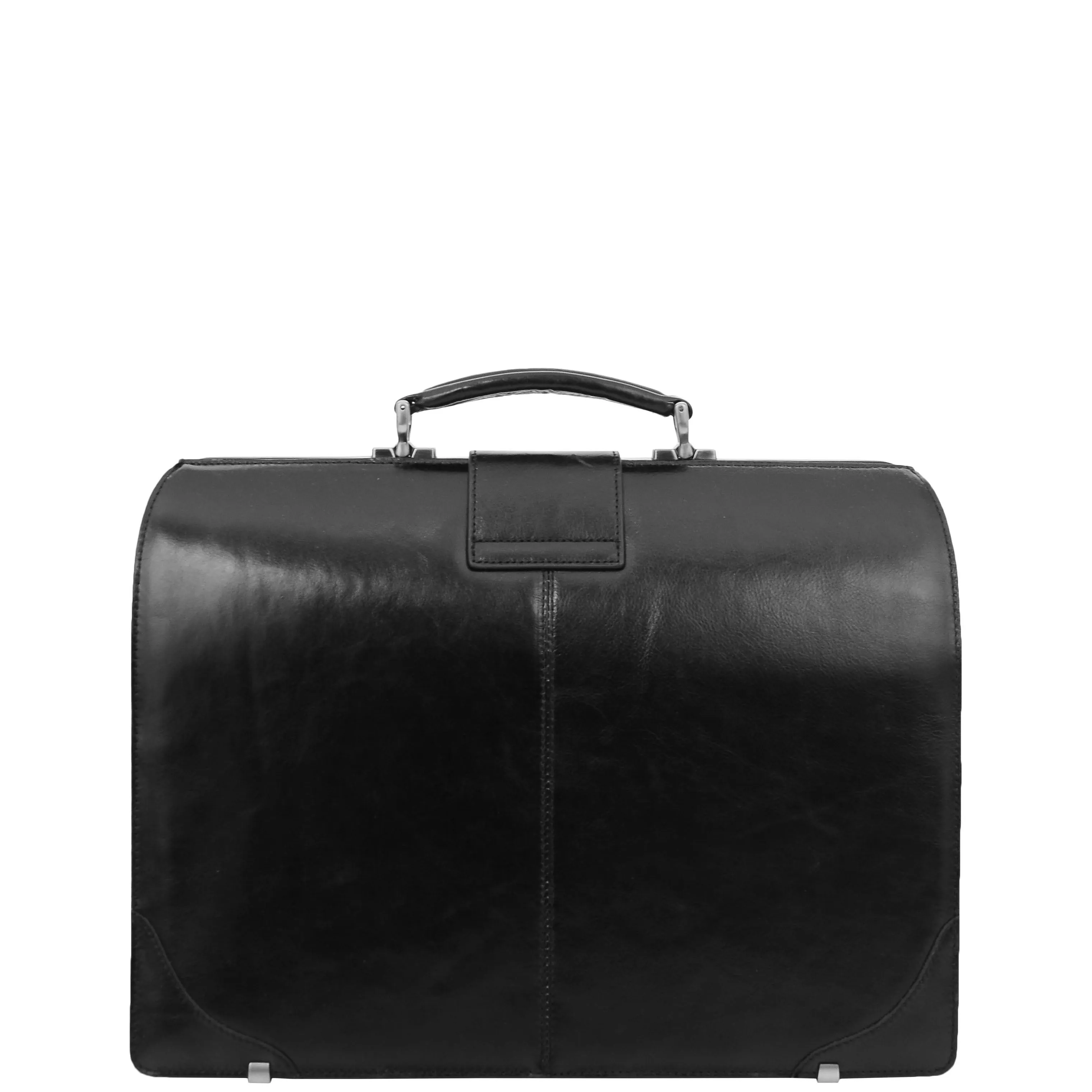 Exclusive Doctors Leather Bag Black Italian Briefcase Gladstone Bag Doc