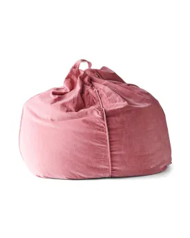 Kip & Co Dusty Rose Velvet Beanbag