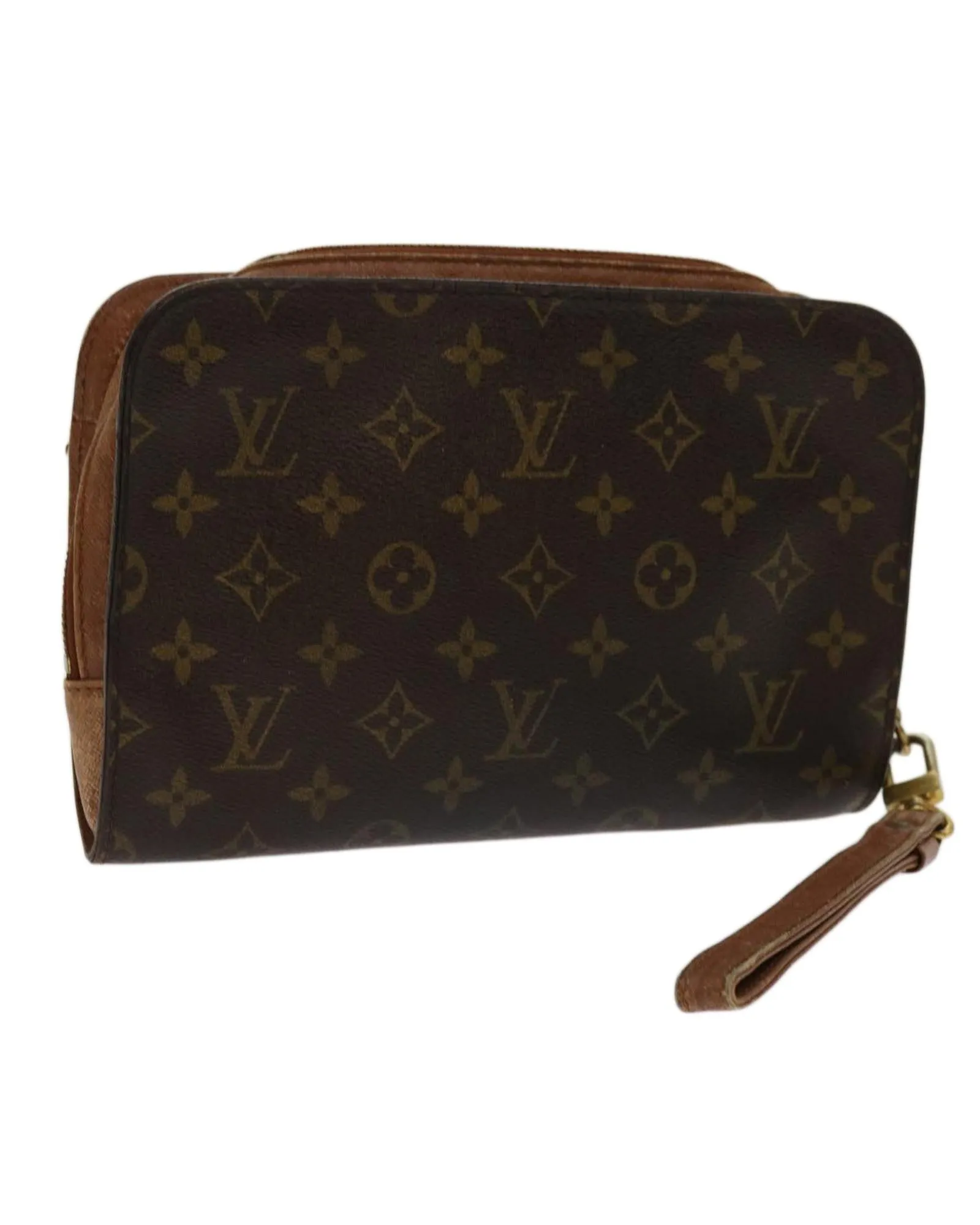 Monogram Canvas Clutch Bag with Accessories CD Condition