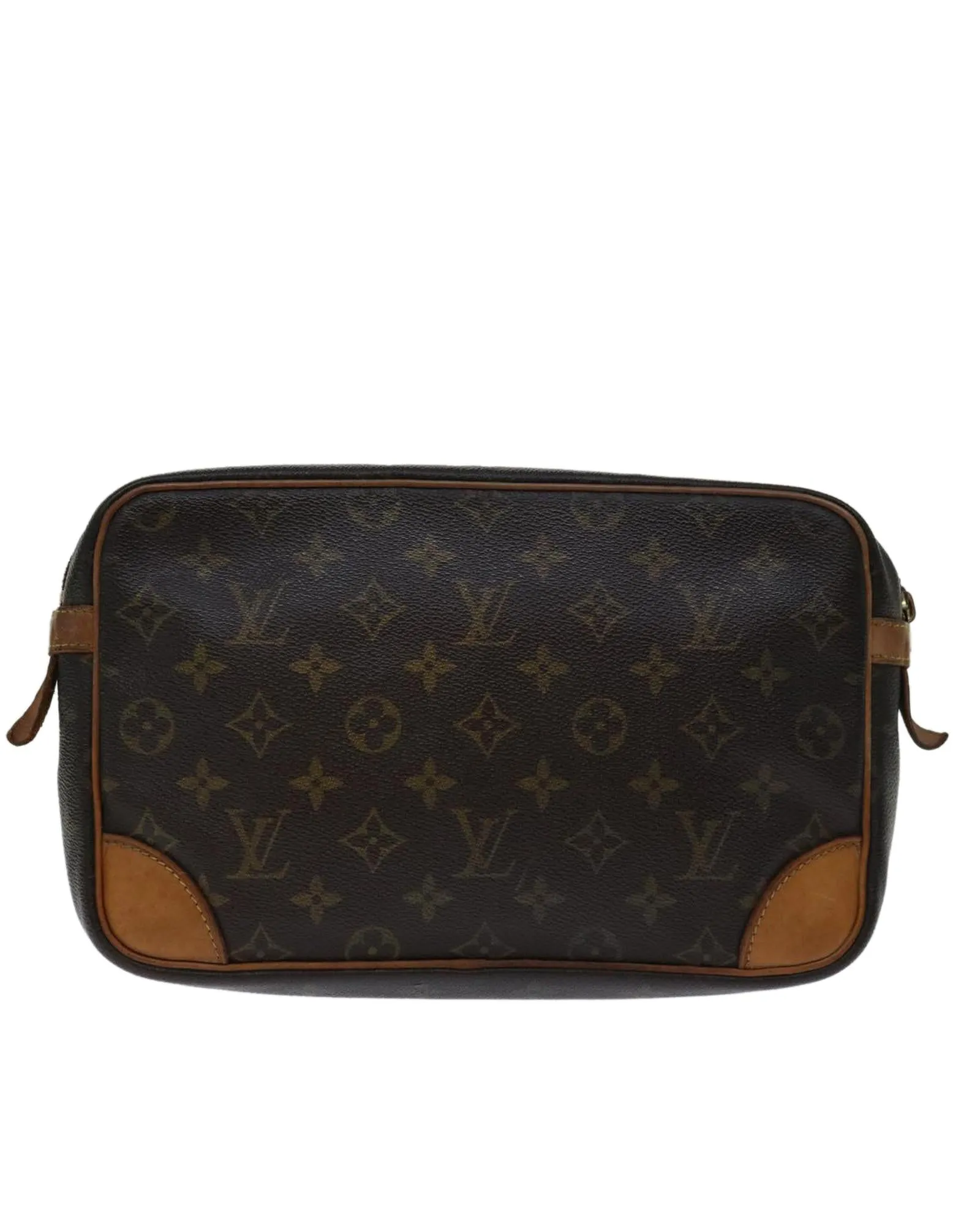 Monogram Canvas Clutch Bag with Accessories Rank C (SKU 69877)