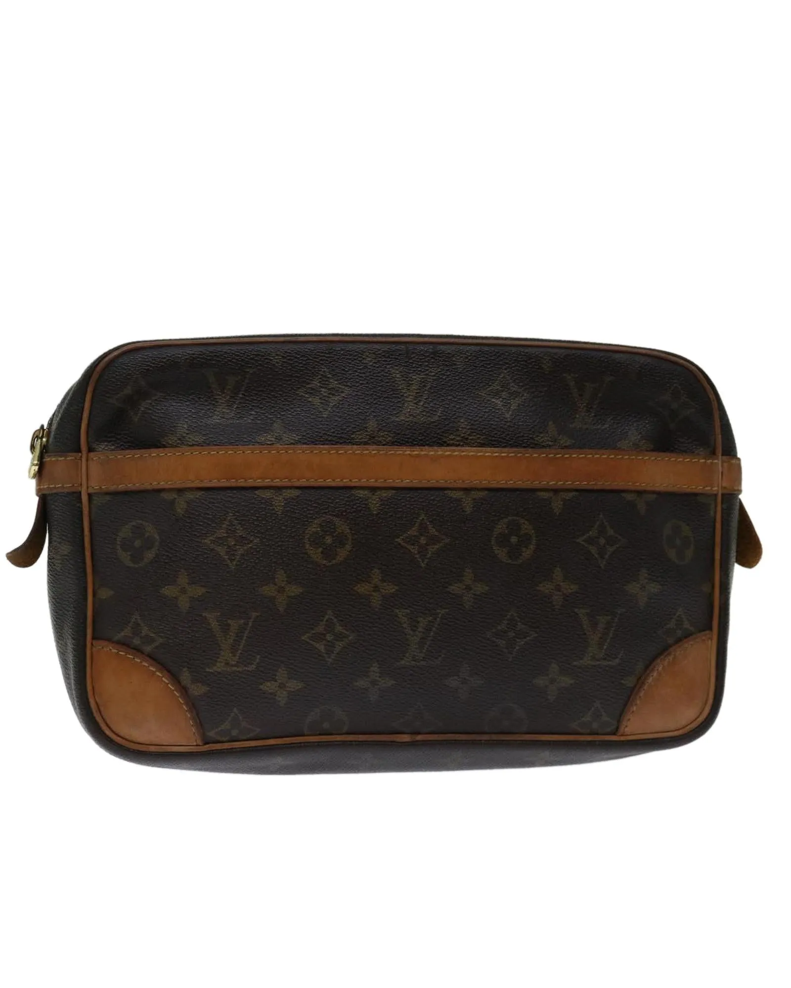 Monogram Canvas Clutch Bag with Accessories Rank C (SKU 69877)