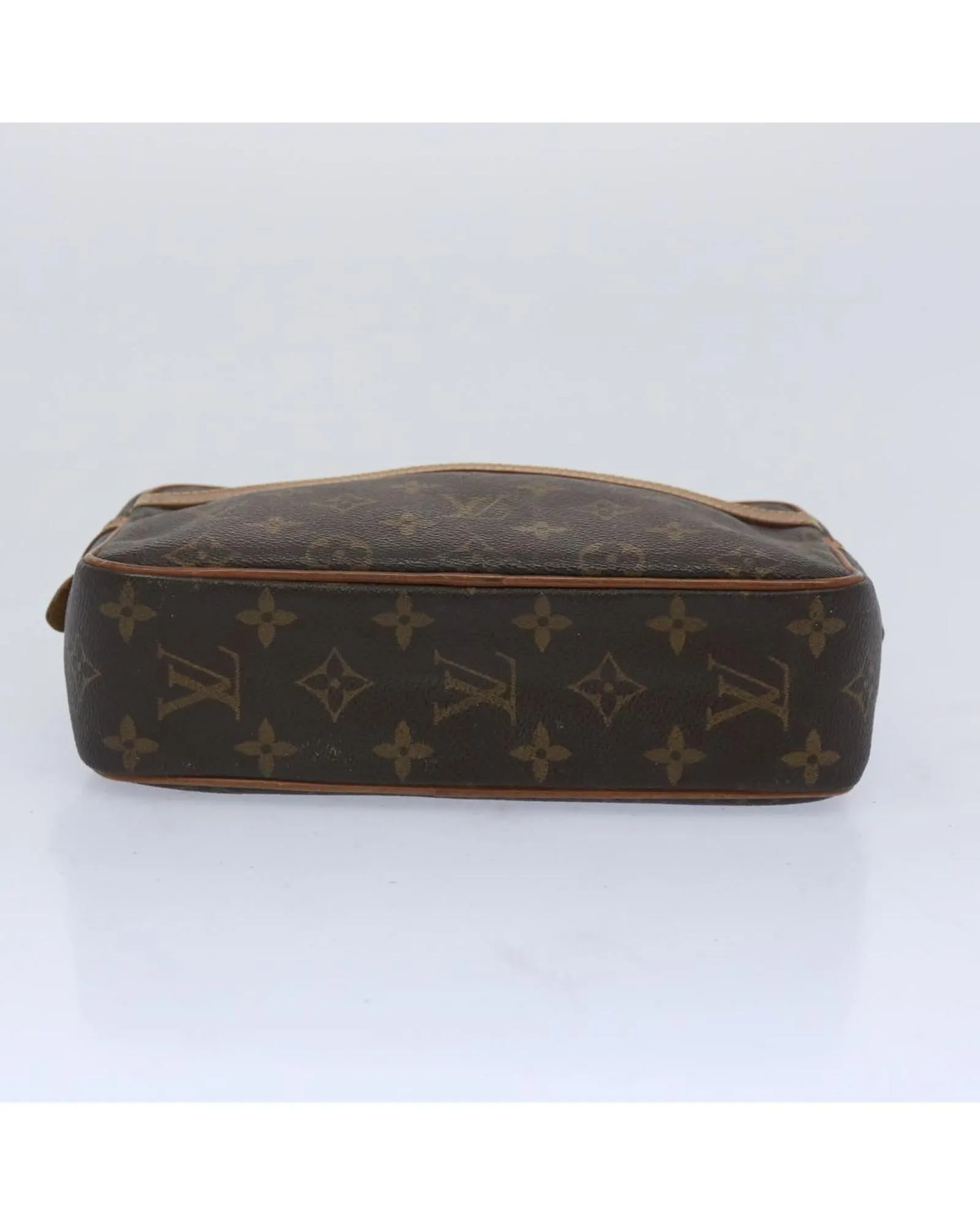 Monogram Canvas Clutch Bag with Accessories - Rank C