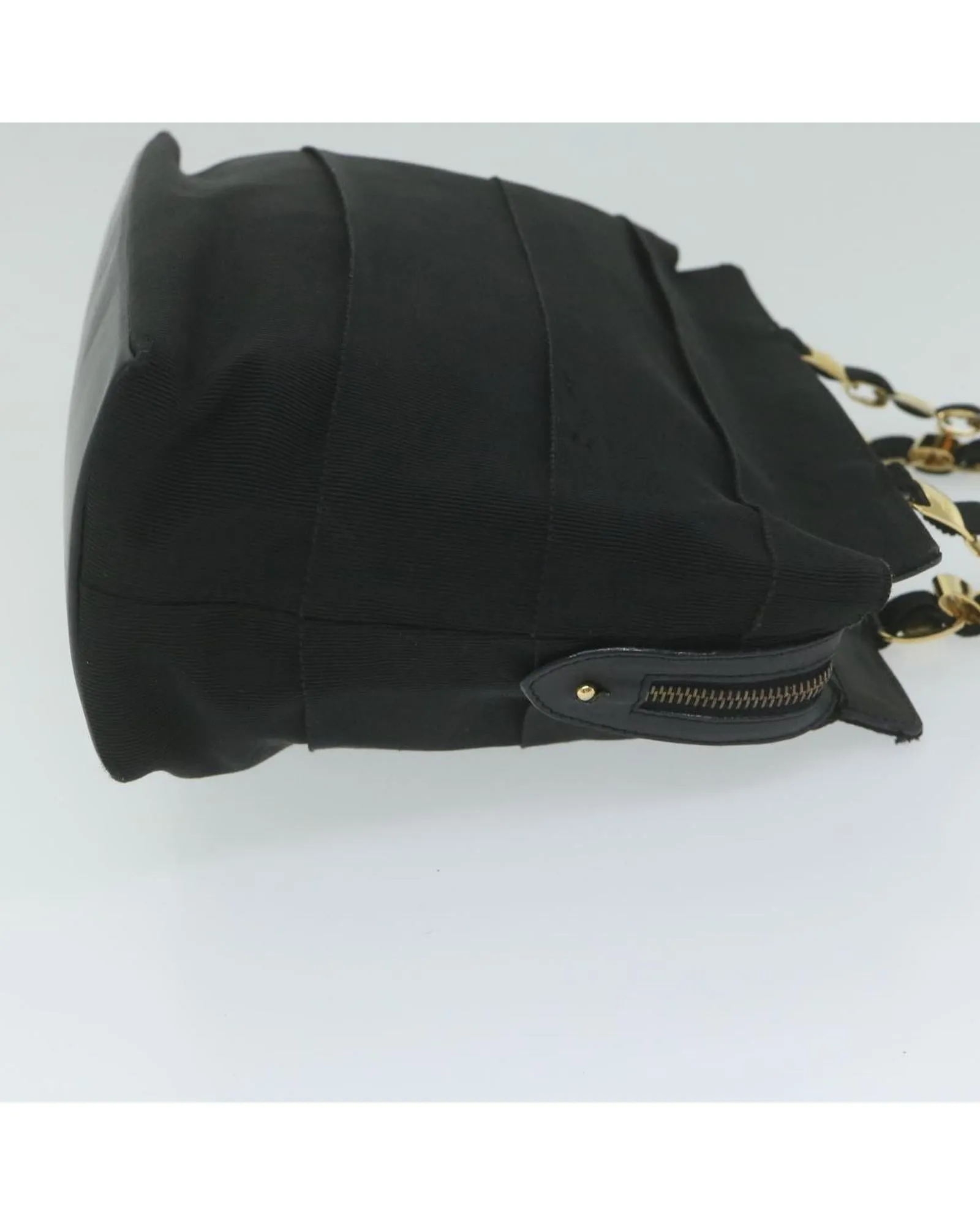 Nylon Black Hand Bag with Accessories - Made in Italy