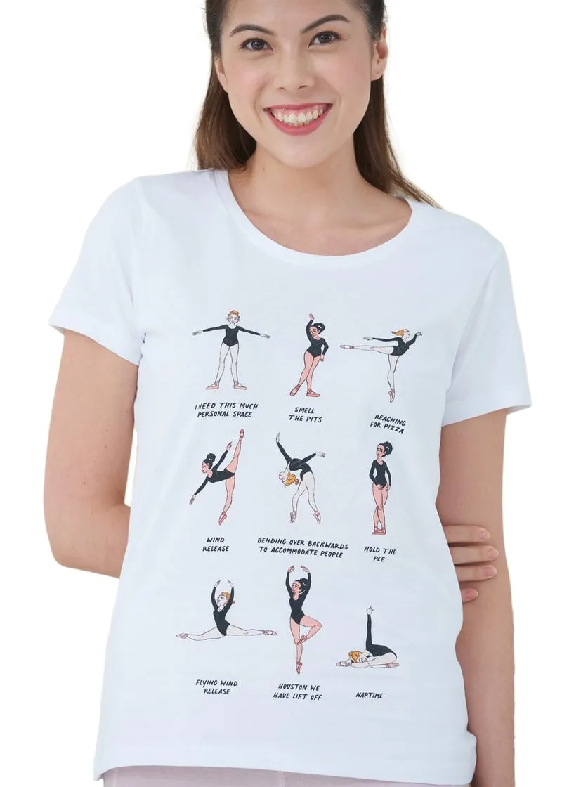 ON SALE Ballet Poses Tee