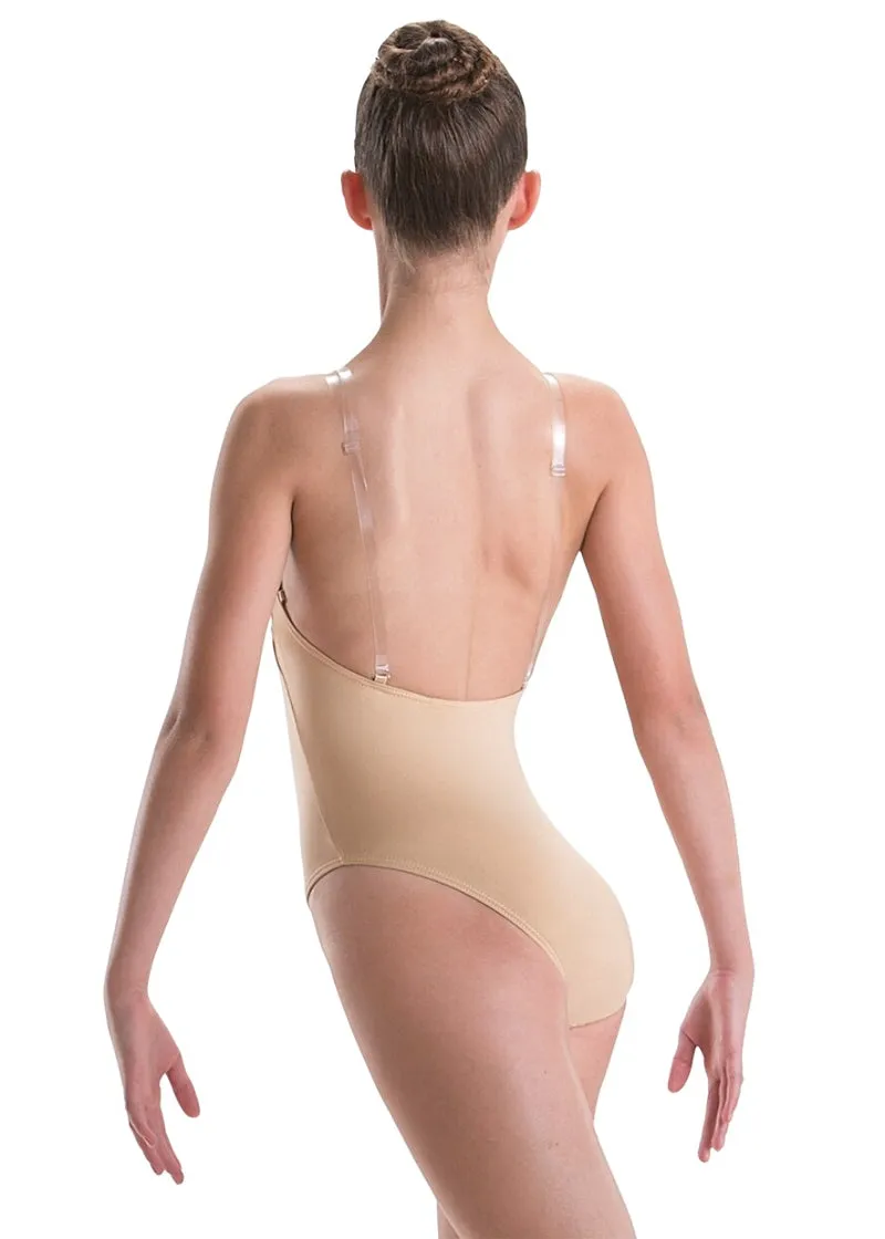 ON SALE V-Neck Leotard w/ Removable Cups