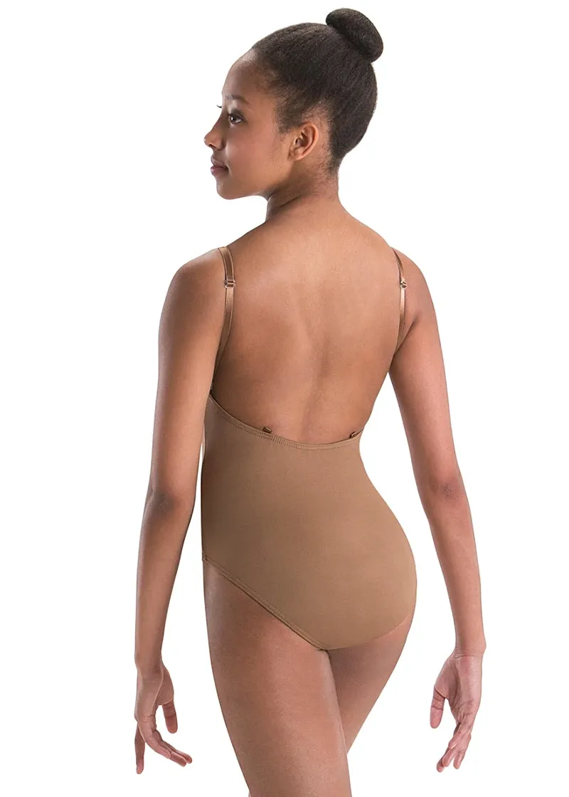 ON SALE V-Neck Leotard w/ Removable Cups