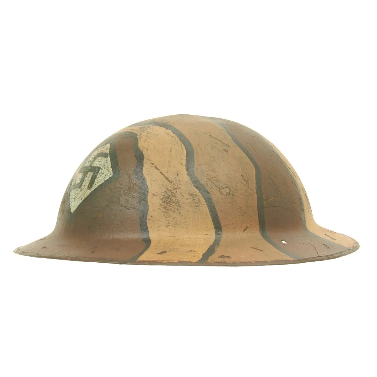 Original U.S. WWI M1917 Refurbished Doughboy Helmet of the 59th Pioneer Infantry Regiment