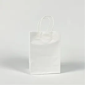 Party Bags wIth Handles - White (6 Pack)