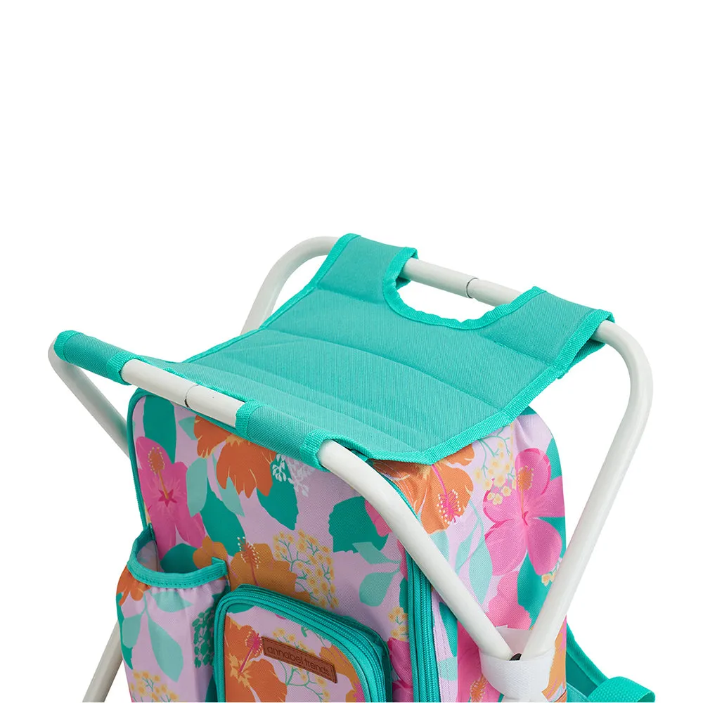 Picnic Cooler Chair - Hibiscus