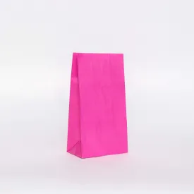 Plain Party Bags Hot Pink (12 Pack)