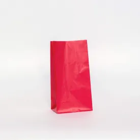 Plain Party Bags Red (12 Pack)