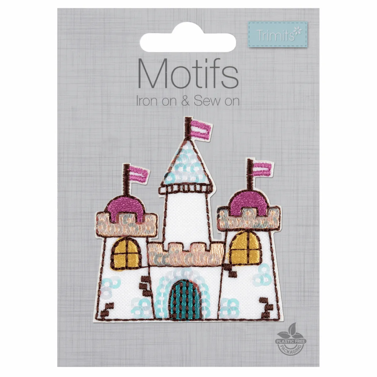 Princess Castle - Iron -On & Sew-On Patch