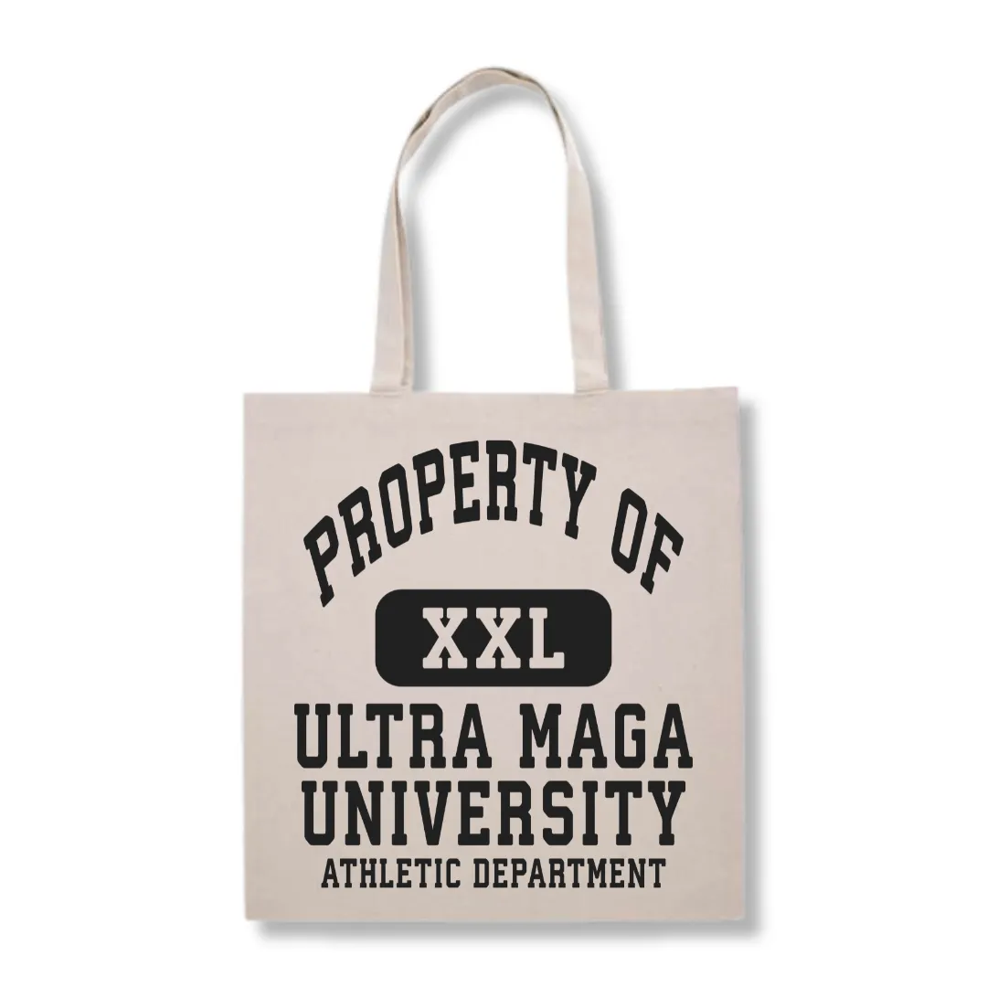 Property of Ultra MAGA University Tote Bag (3 Colors)