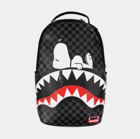 Snoopy Chilling Mens Backpack (Black/White)