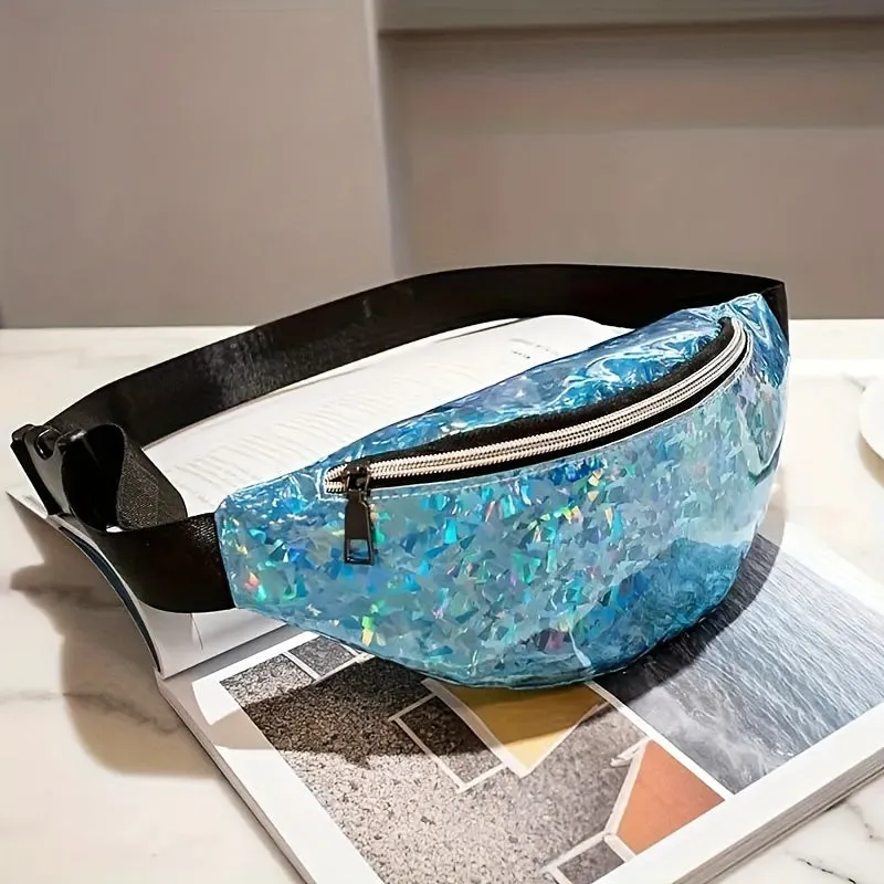 Sparkly Sequin Glasses Fanny Pack  Perfect Gift Choice