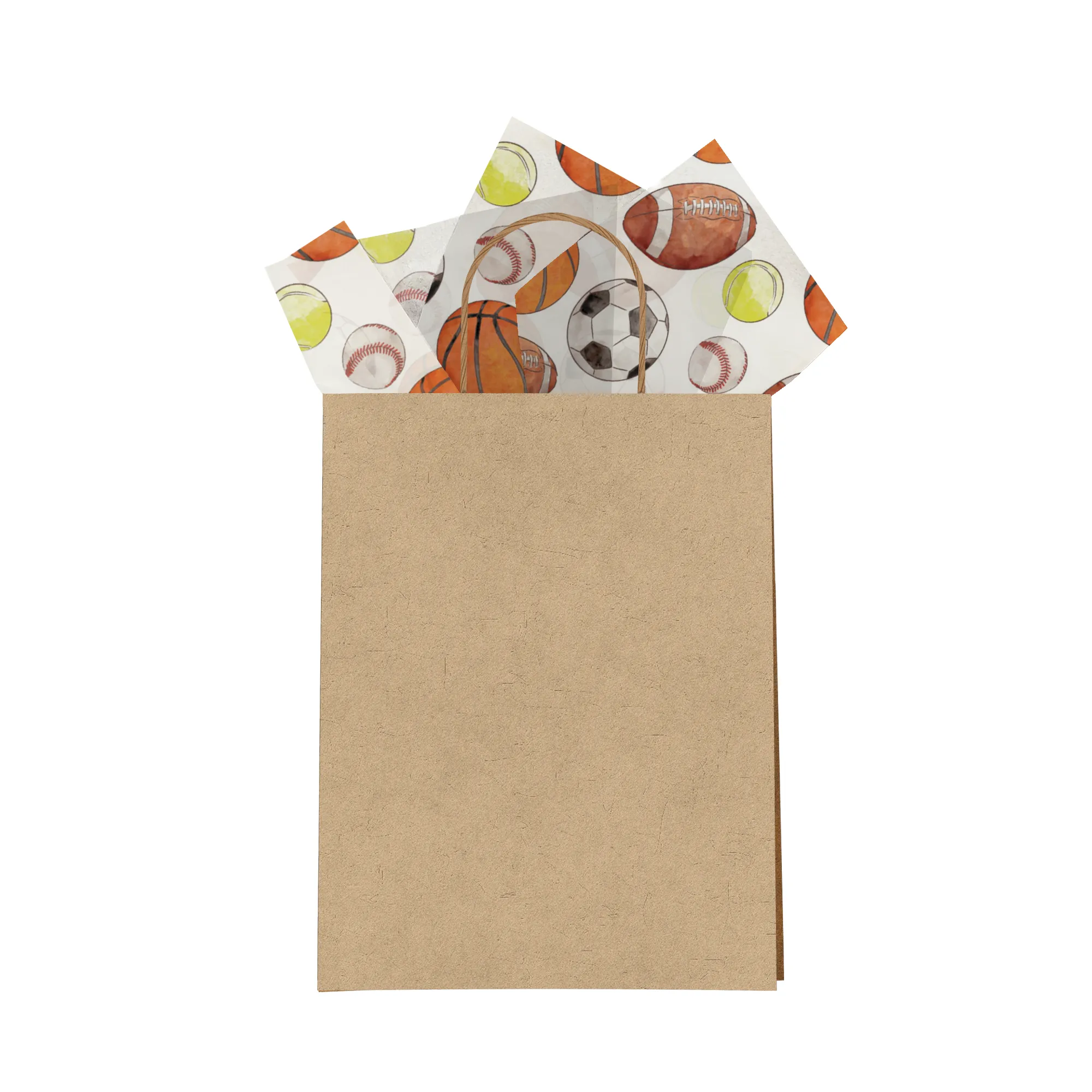 Sports Balls Designer Tissue Paper for Gift Bags