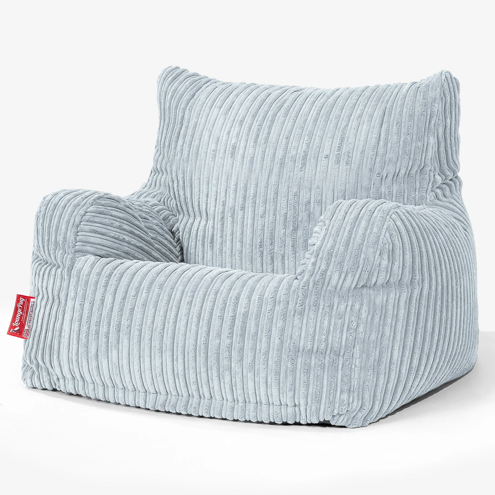 Teens Bean Bag Armchair 6-14 yr - Cord Baby Blue