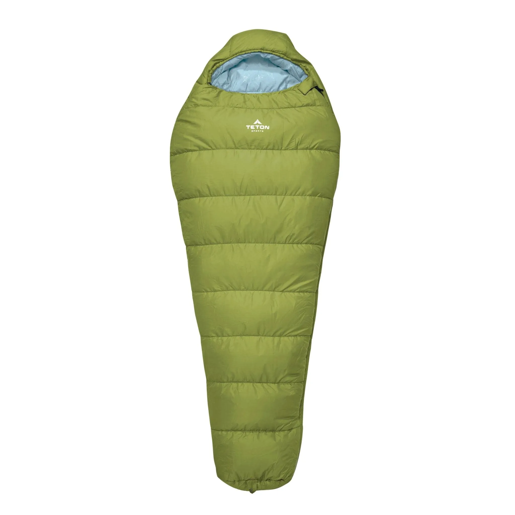 Teton Sports LEEF -18˚c/0˚f Mummy REGULAR Sleeping Bag in Moss/Sky