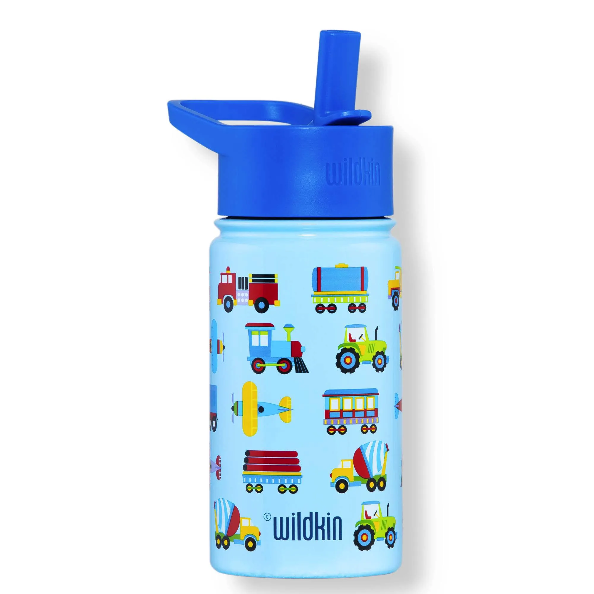 Trains, Planes & Trucks 14 oz Stainless Steel Water Bottle