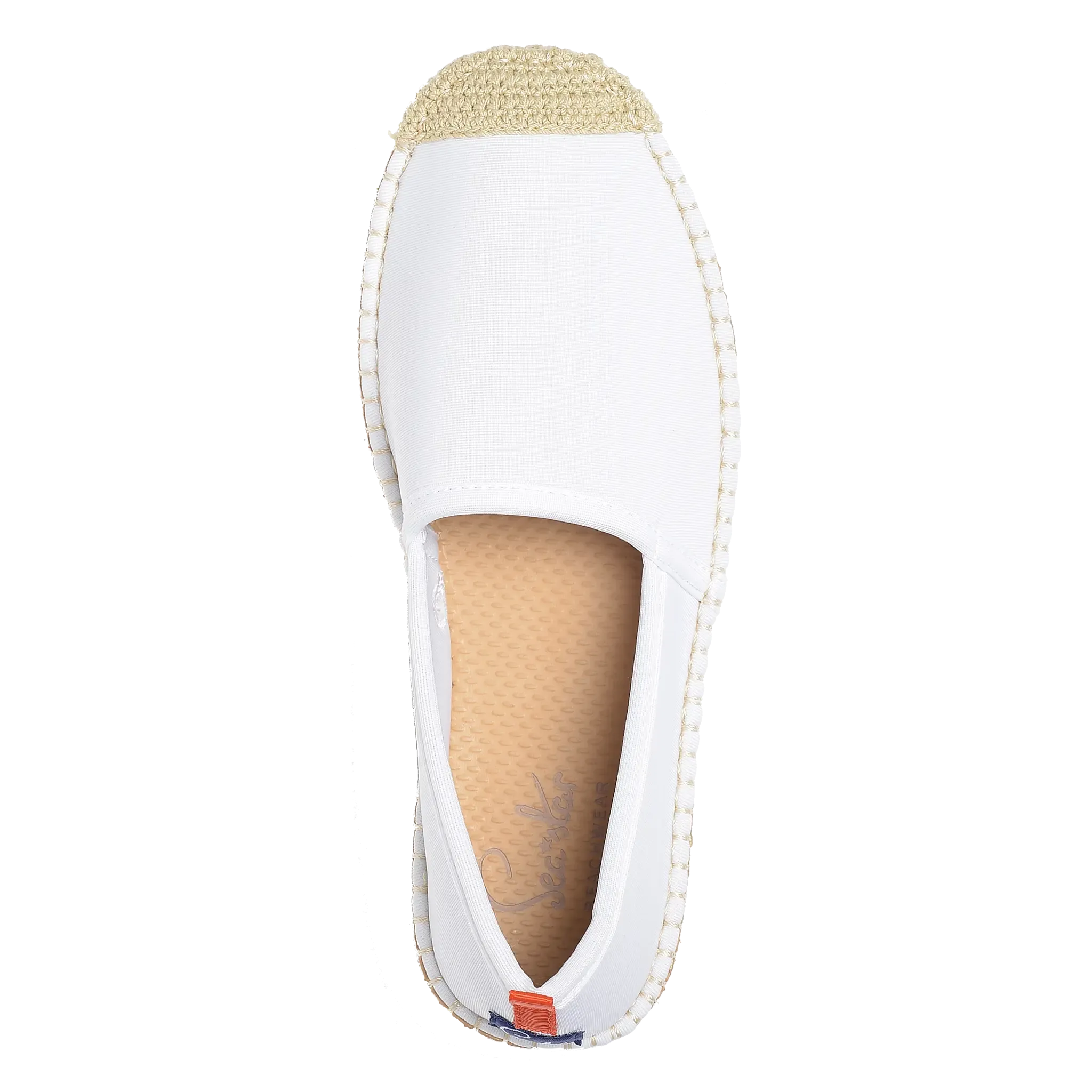 WHITE - WOMENS BEACHCOMBER ESPADRILLE