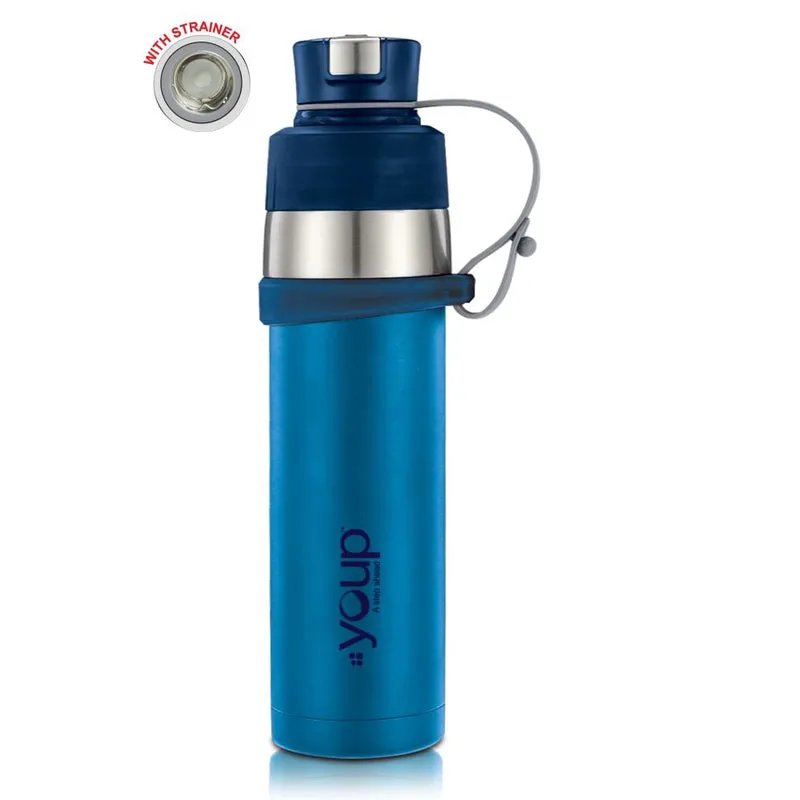 Youp Thermosteel Insulated Blue Color Water Bottle YP505 - 500 ml