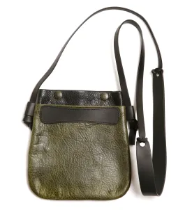 ZOOP medio satchel dark green & black